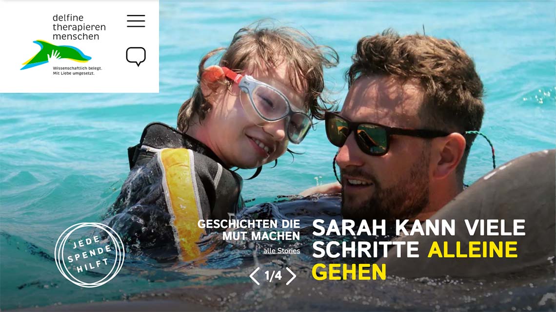 Projekt: delfine therapieren menschen