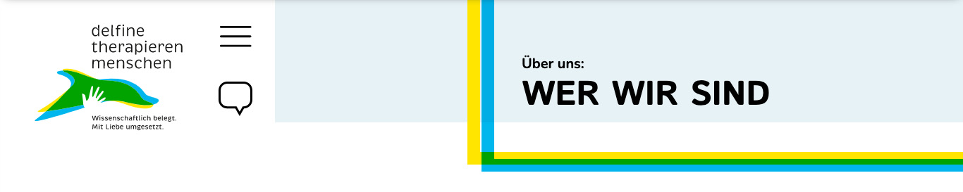 Header 3: Aufbau nur mit Überschrift und Teilbereich der Website