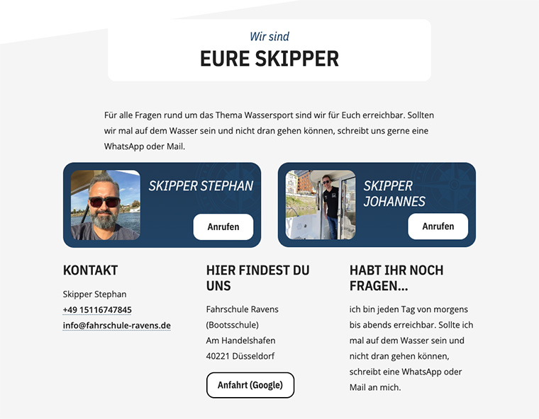 Skipper-Kontakt